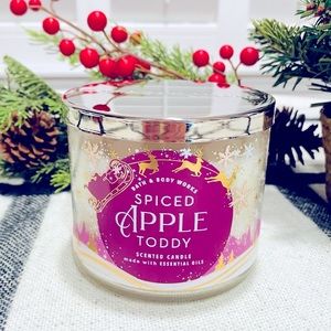 Spiced Apple Toddy Bath & Body Works 3 Wick Candle
